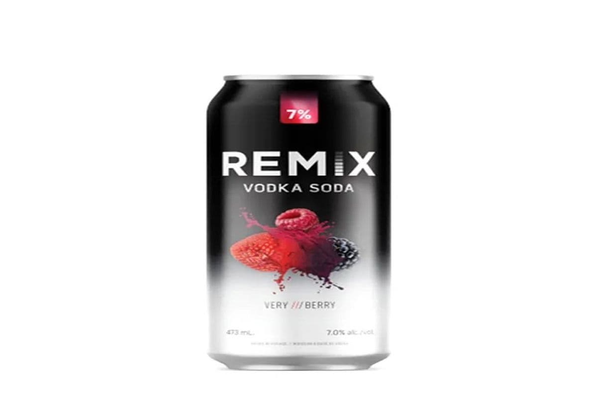 Remix Vodka Soda Very Berry Tall Can (1 x 473ML)