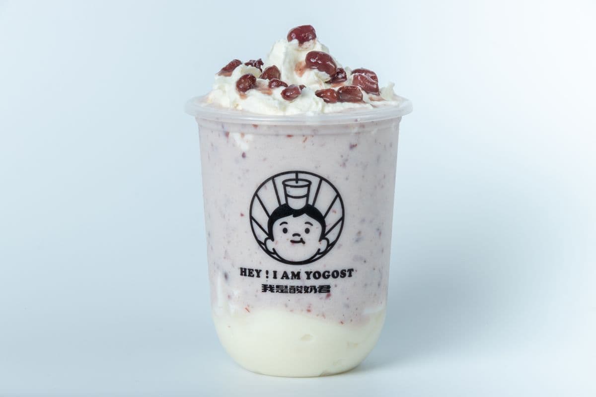 Red Bean Mochi Yogurt 生打红豆团子酸奶