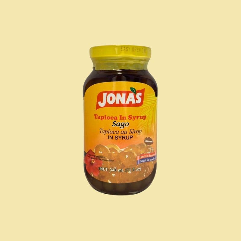 Tapioca (Sago) Caramel in Syrup 340ml - Jonas