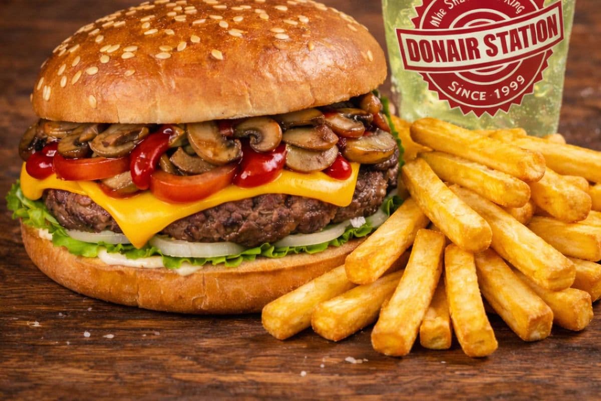 Mushroom Burger Combo