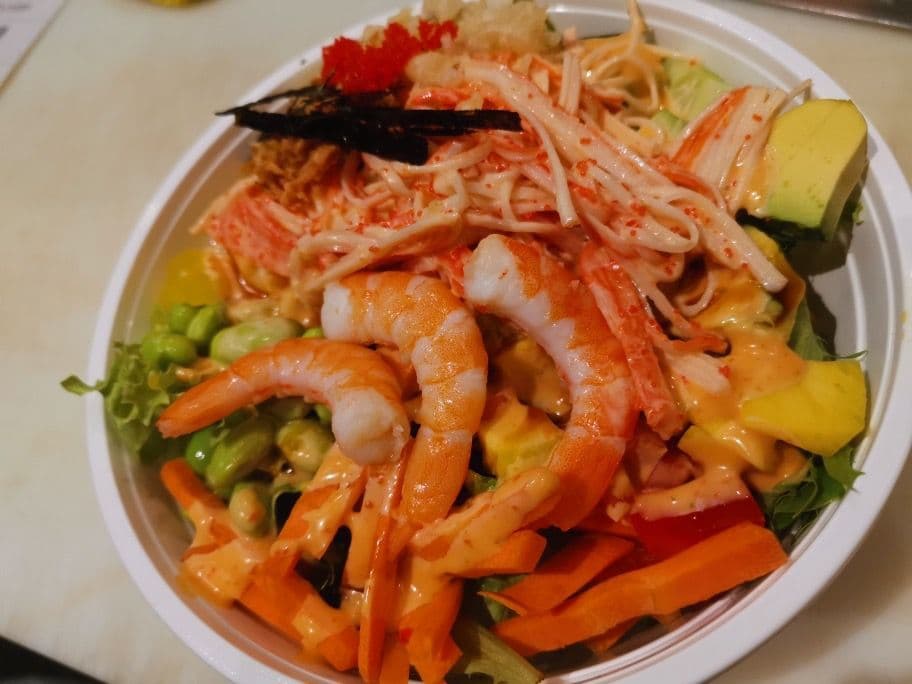 P10.  shrimp Crab Stick Poke