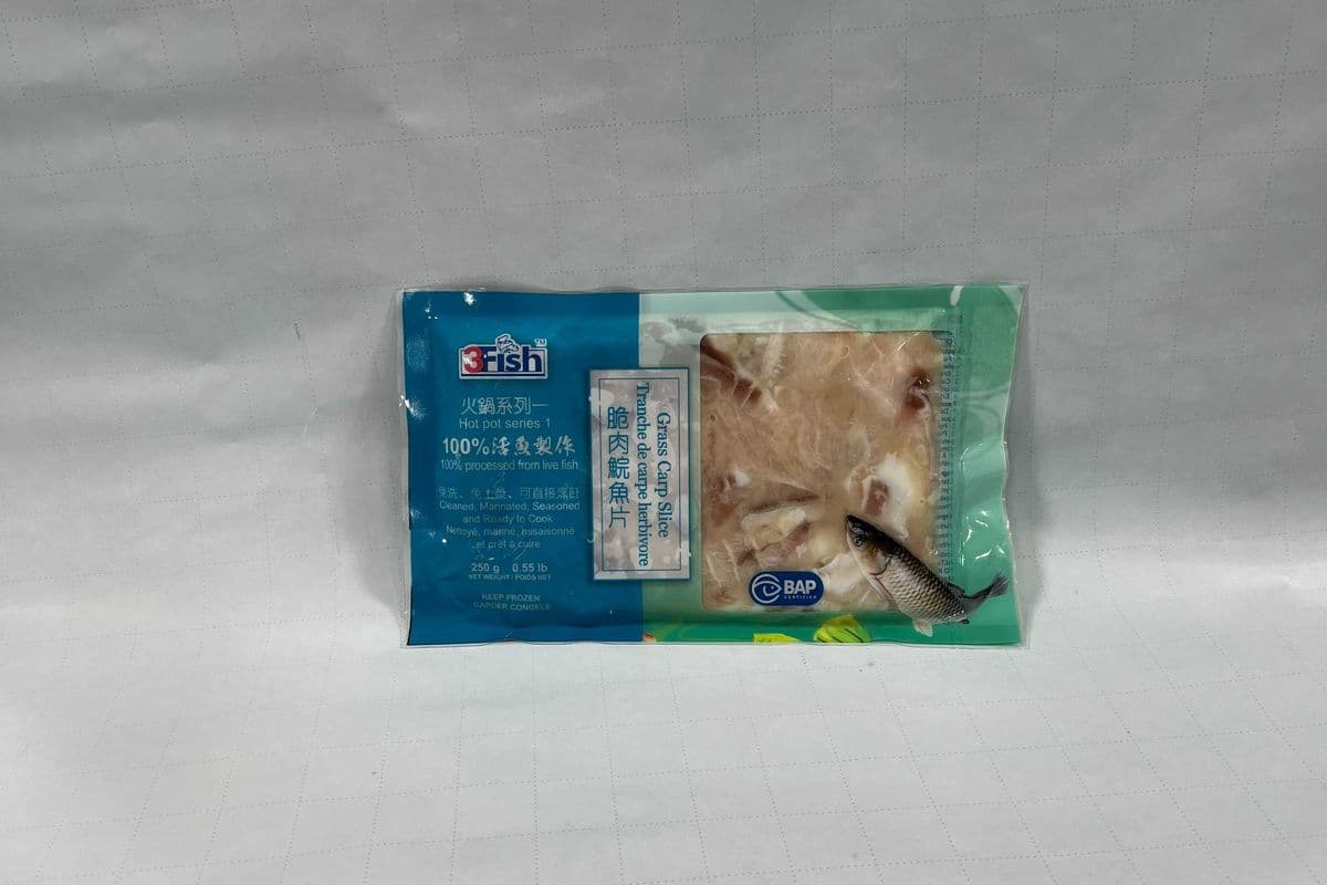 3Fish Grass Carp Slice (250 g)