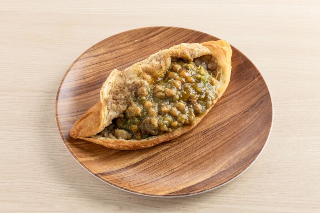 Aloo Pie with Channa