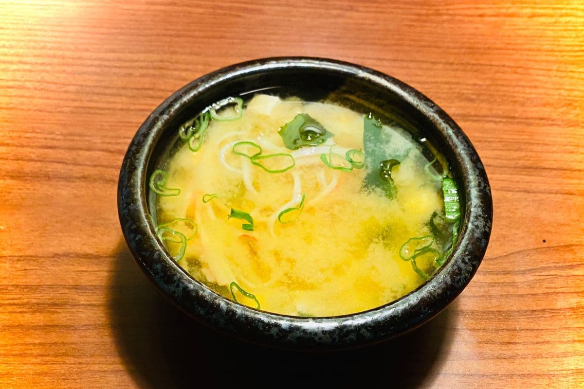 Crab Meat Miso Soup