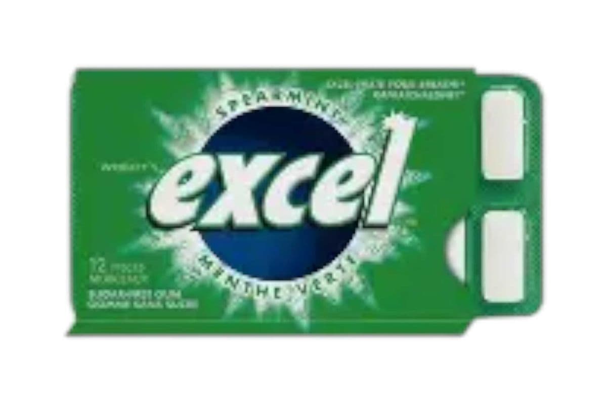 Excel Spearmint (12pieces) (5 Cal)