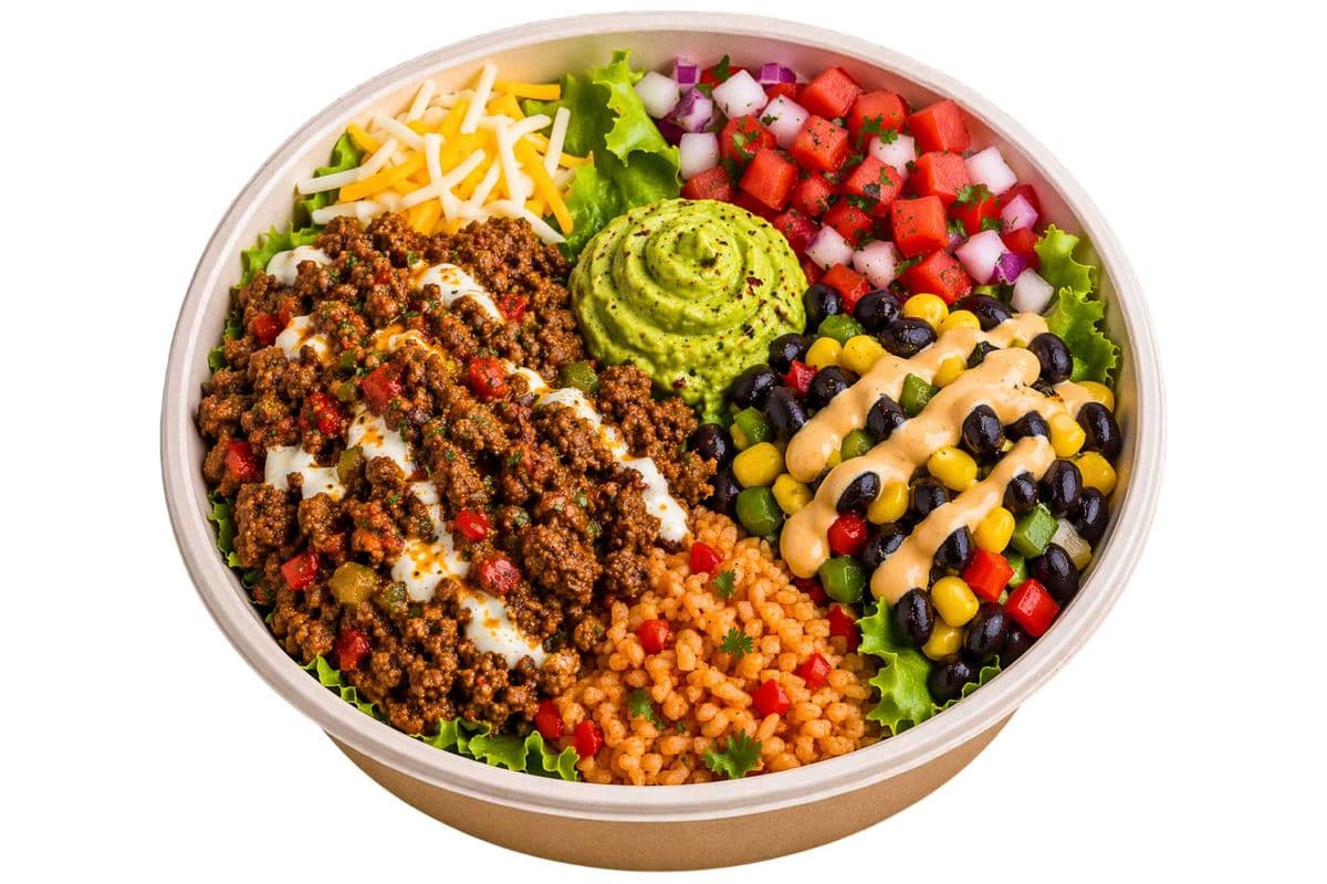 Seasoned Ground Beef Bowl