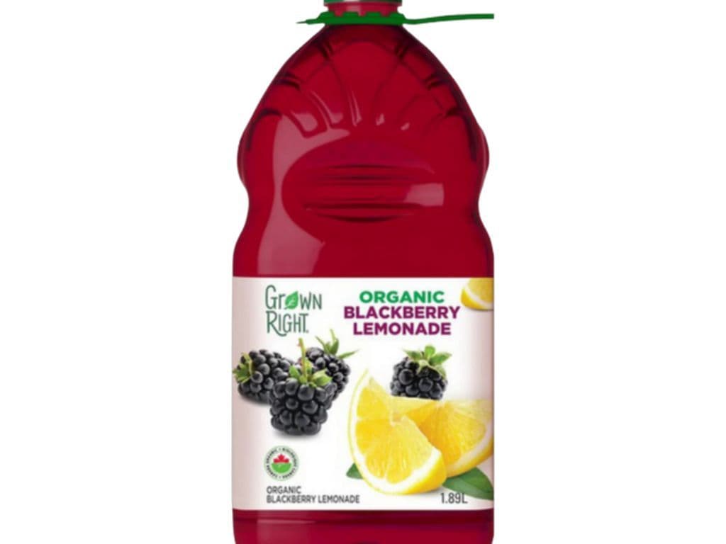 Grown Right Organic Blackberry Lemonade