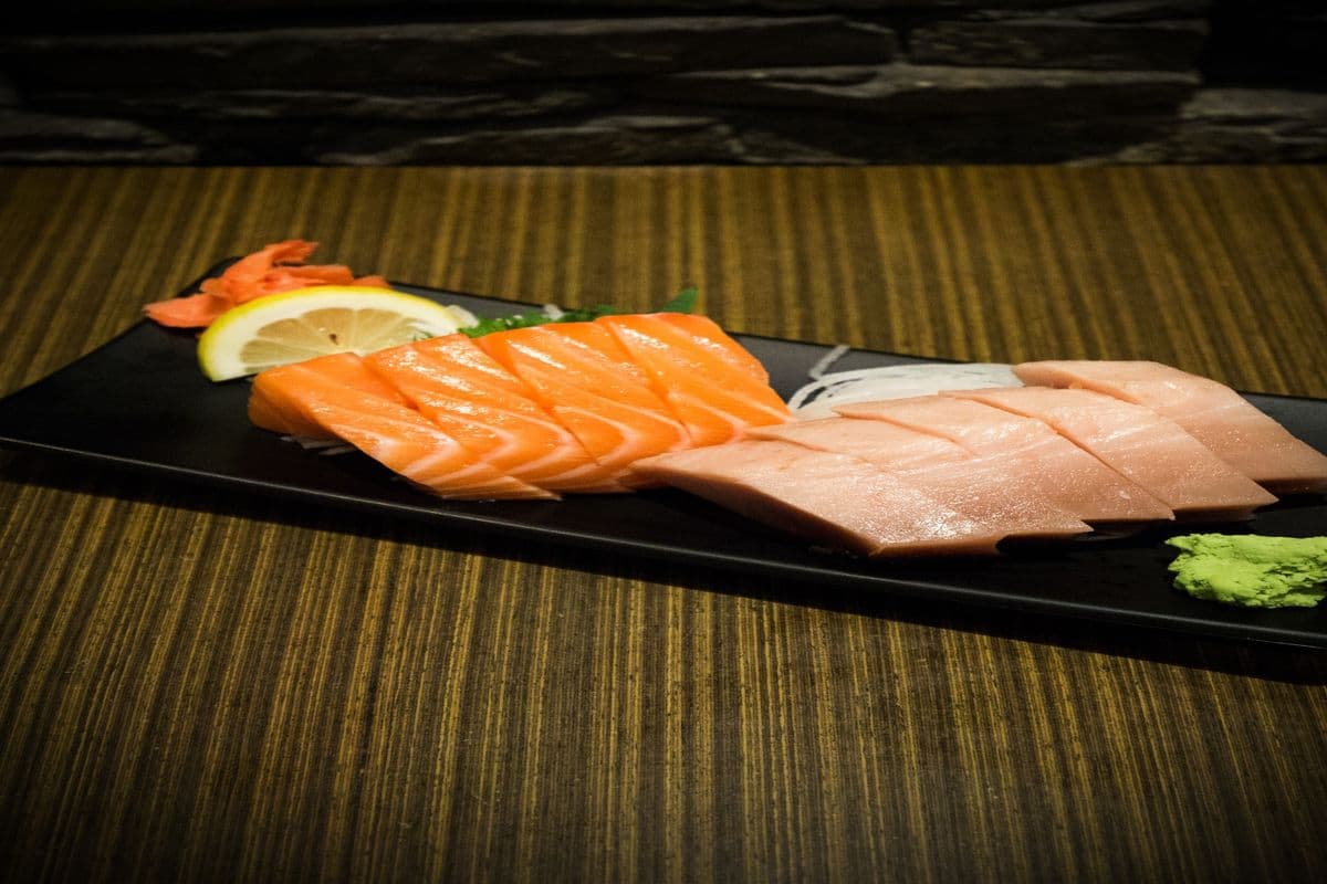 Tuna and Salmon Sashimi