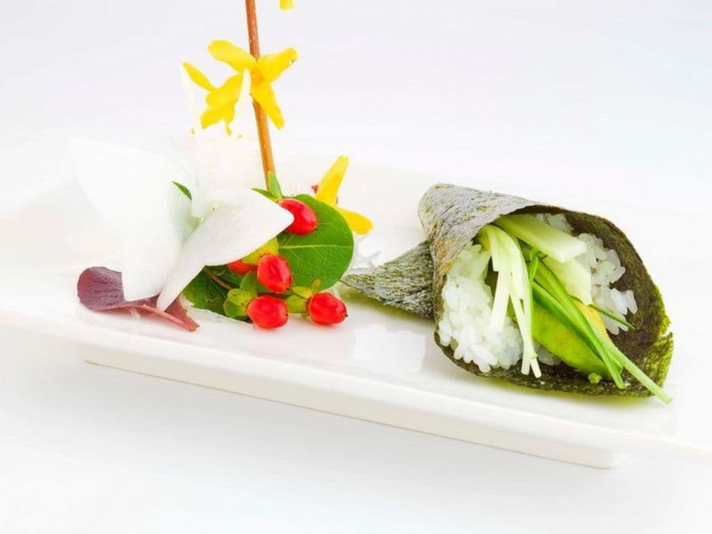 Cucumber & Avocado Hand Roll