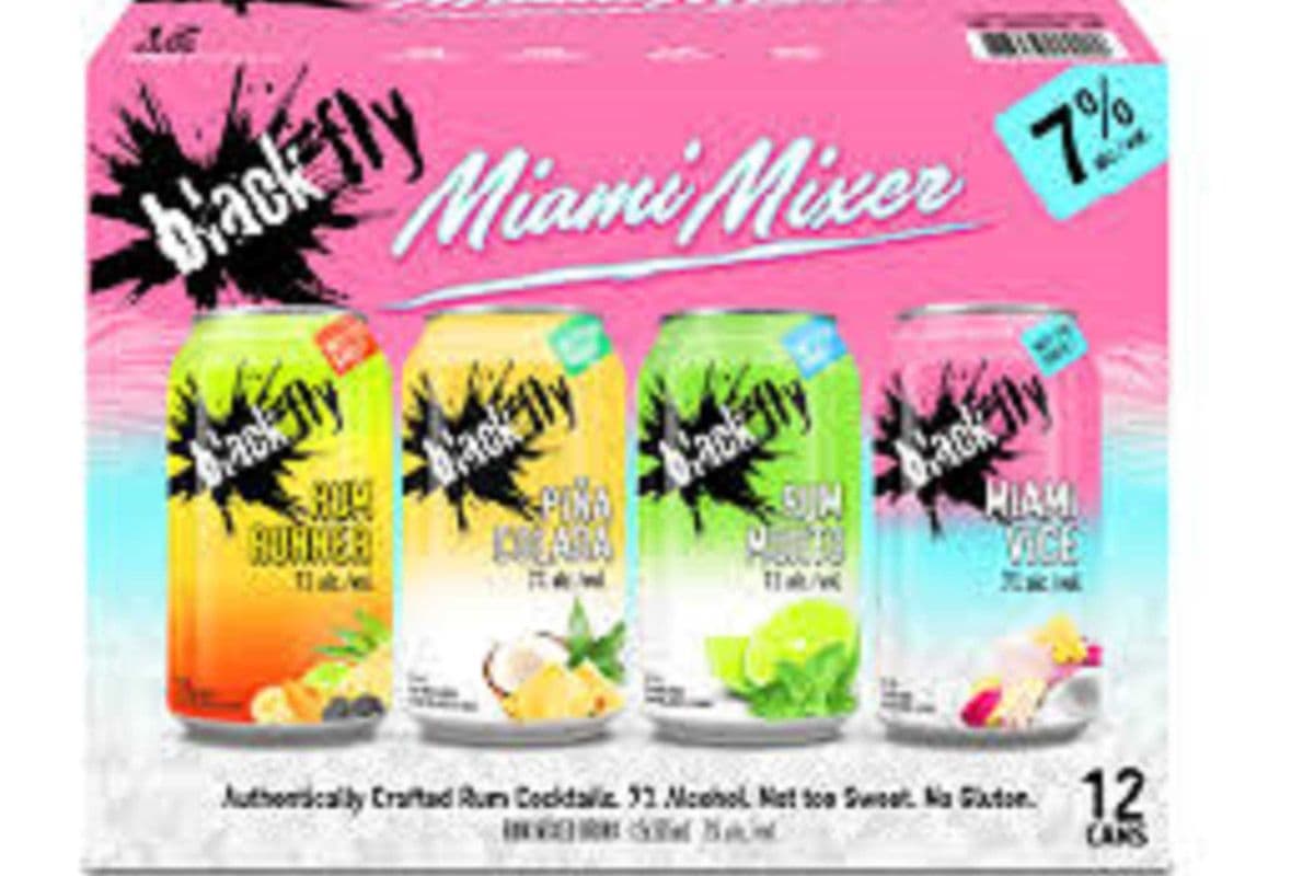 Black Fly Miami Mixer (12 x 355 ml)
