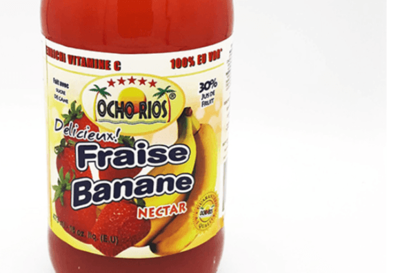 Ocho Rios Strawberry Banana juice