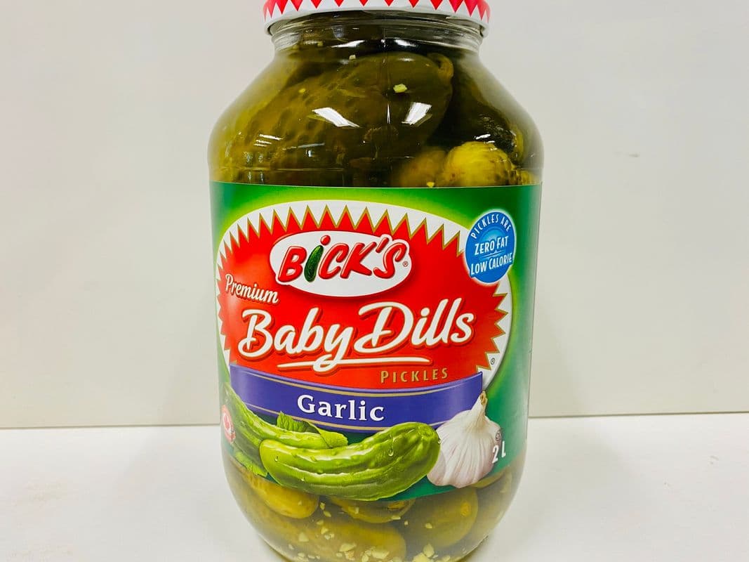 Bick's Baby Dill Pickles Garlic (2 kg)