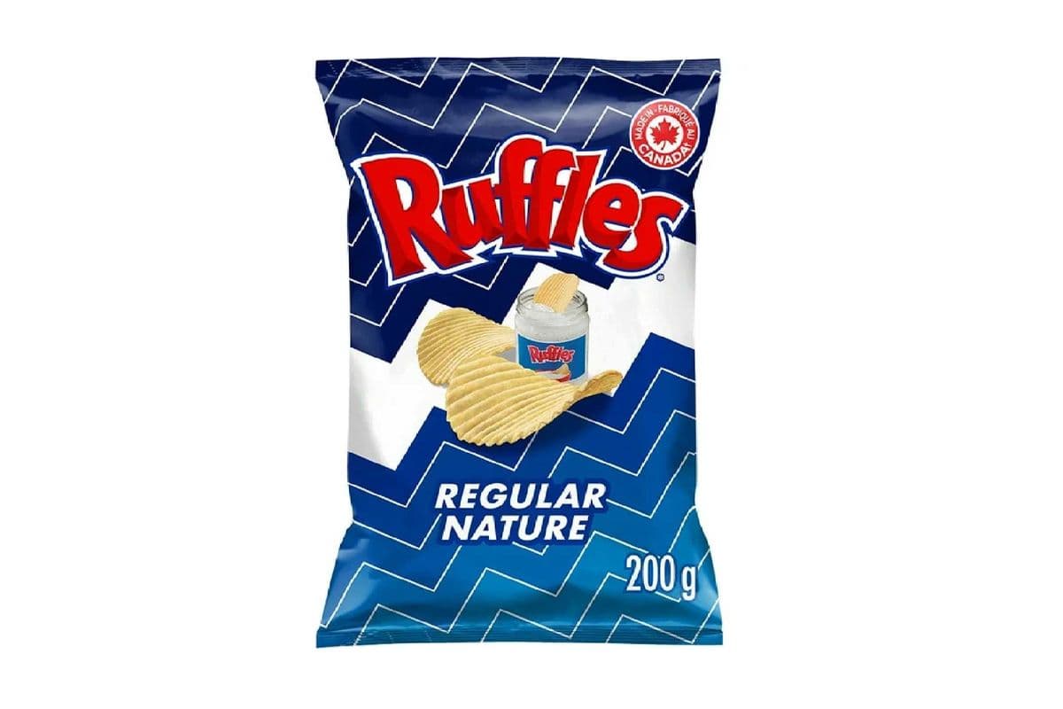 Large Frito Lay Ruffles Regular (200 g)