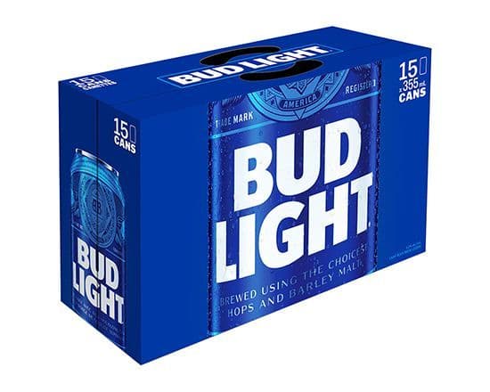 Bud Light Pale Lager, 15 x 355 ml