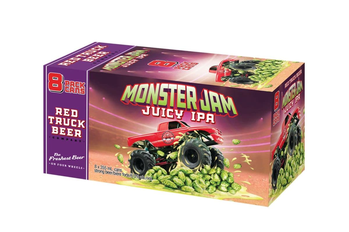 Red Truck Monster Jam Juicy IPA (8 x 355mL Cans)
