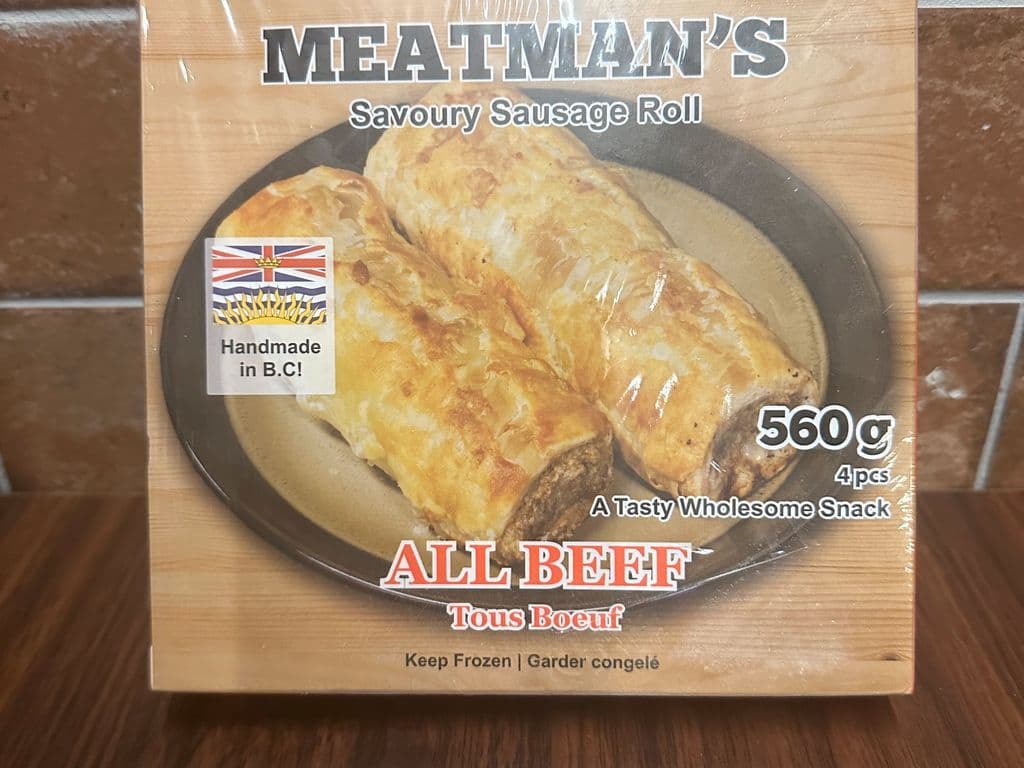 MEATMAN’S SAUSAGE ROLL ALL BEEF 560G