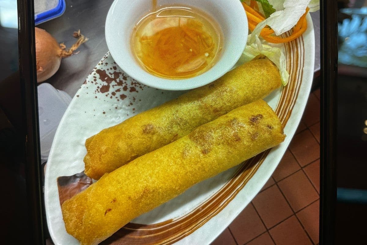 C6. Vegetarian Spring Rolls (2 pcs)