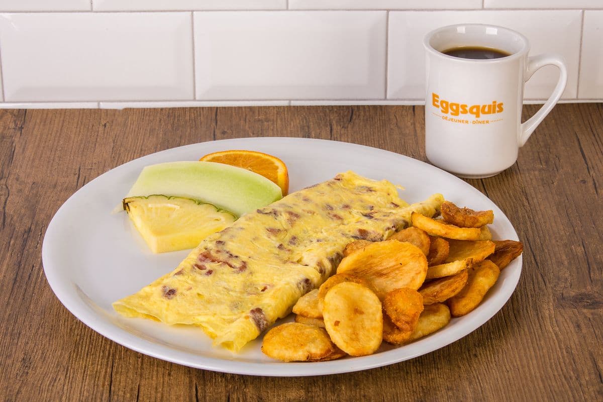 Om. Bacon & cheddar / Bacon & Cheddar omelet