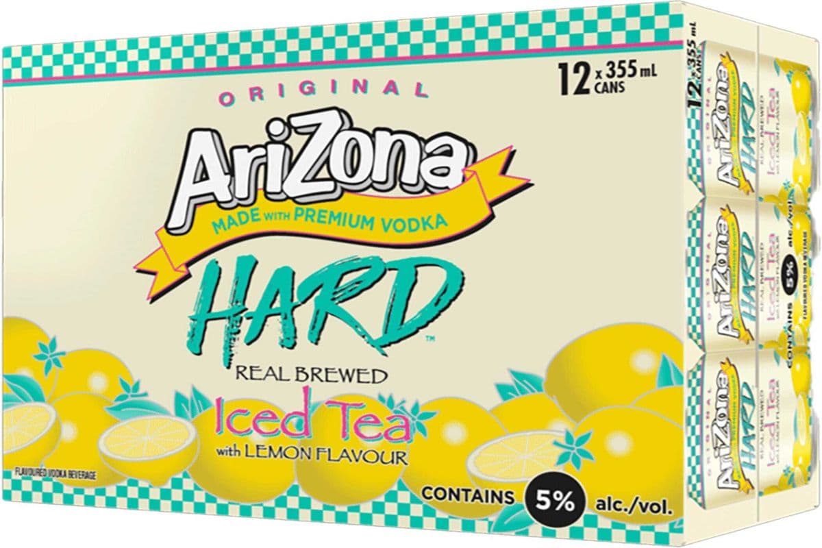 Arizona Hard Lemon Iced Tea 12x355ml (12 x 355ml)