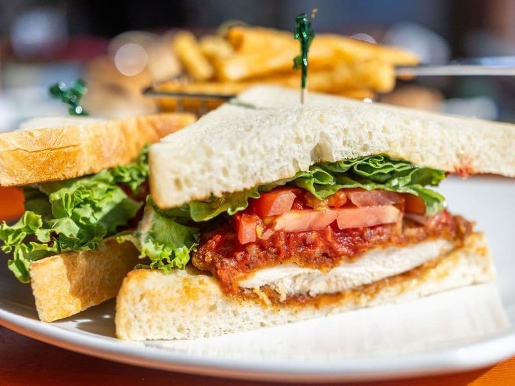 Crispy Chicken Parm Sando