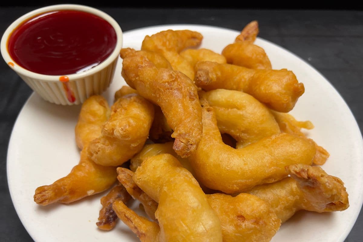 Deep Fried Shrimp with Sweet and Sour Sauce