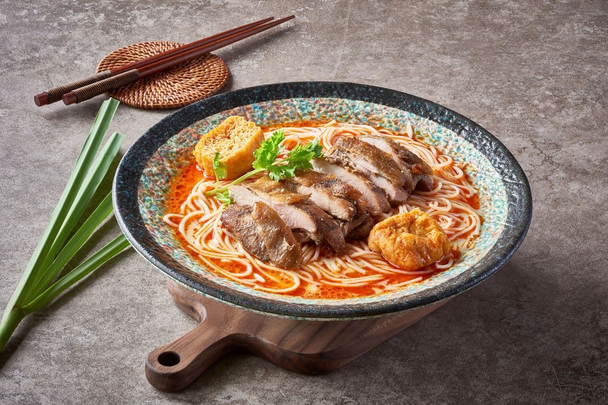 P12. Tom Yum Chicken Noodle Soup