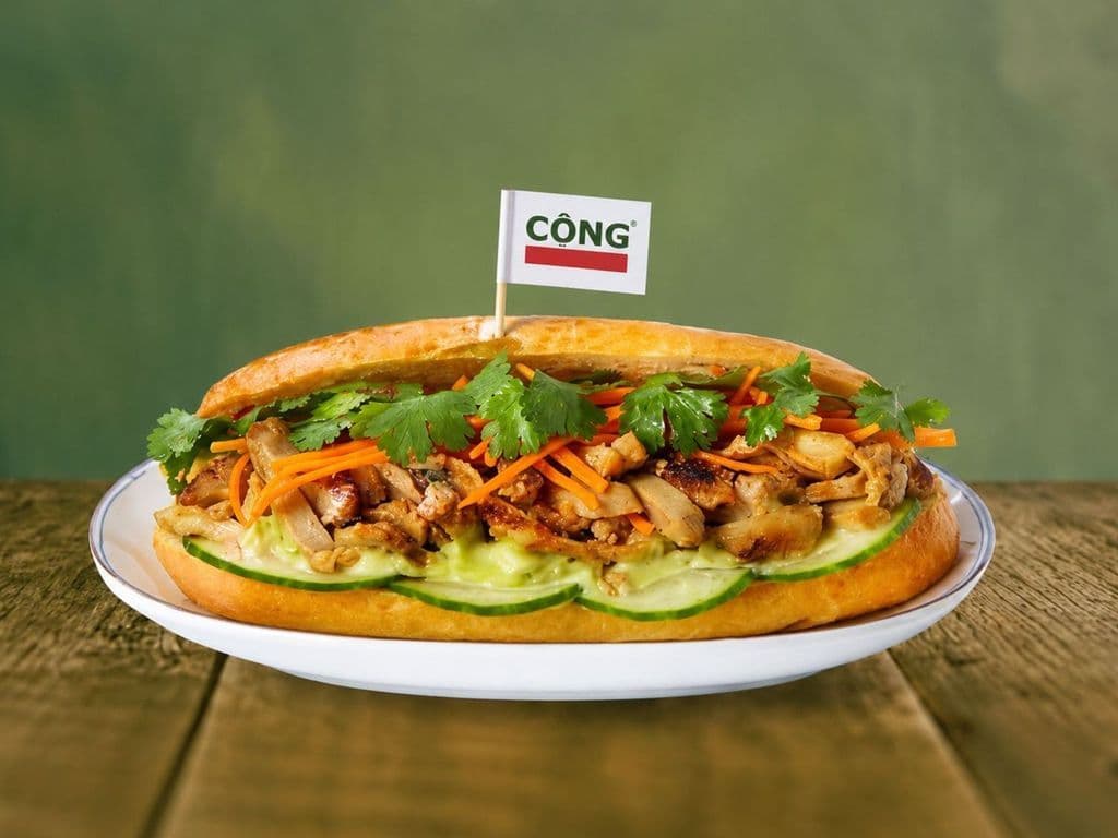 Lemongrass Chicken Banh Mi 