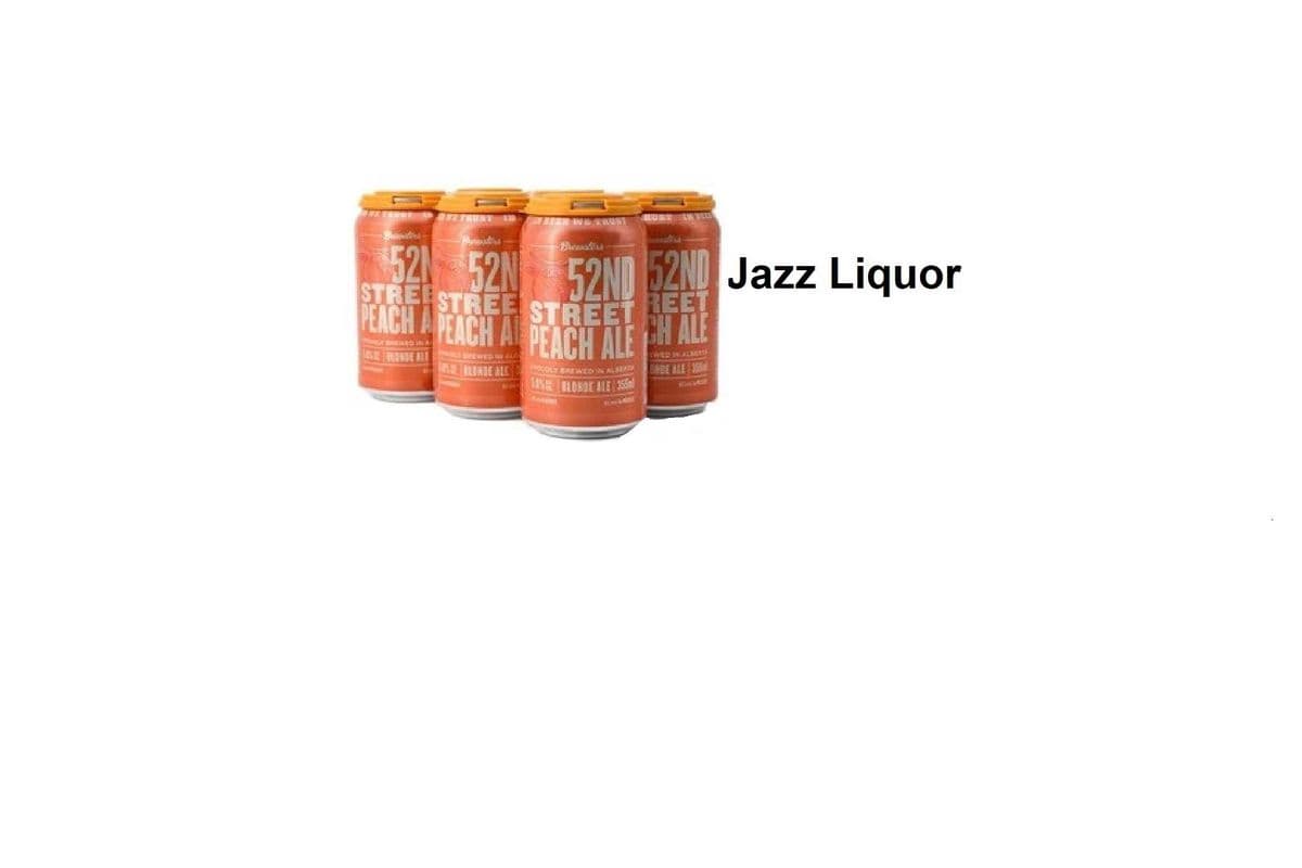 BREWSTERS 52ND STREET PEACH ALE 6 CANS (1 x 6×355ML )