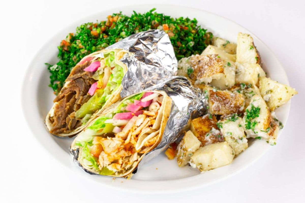 Chicken Shawarma Wrap Platter