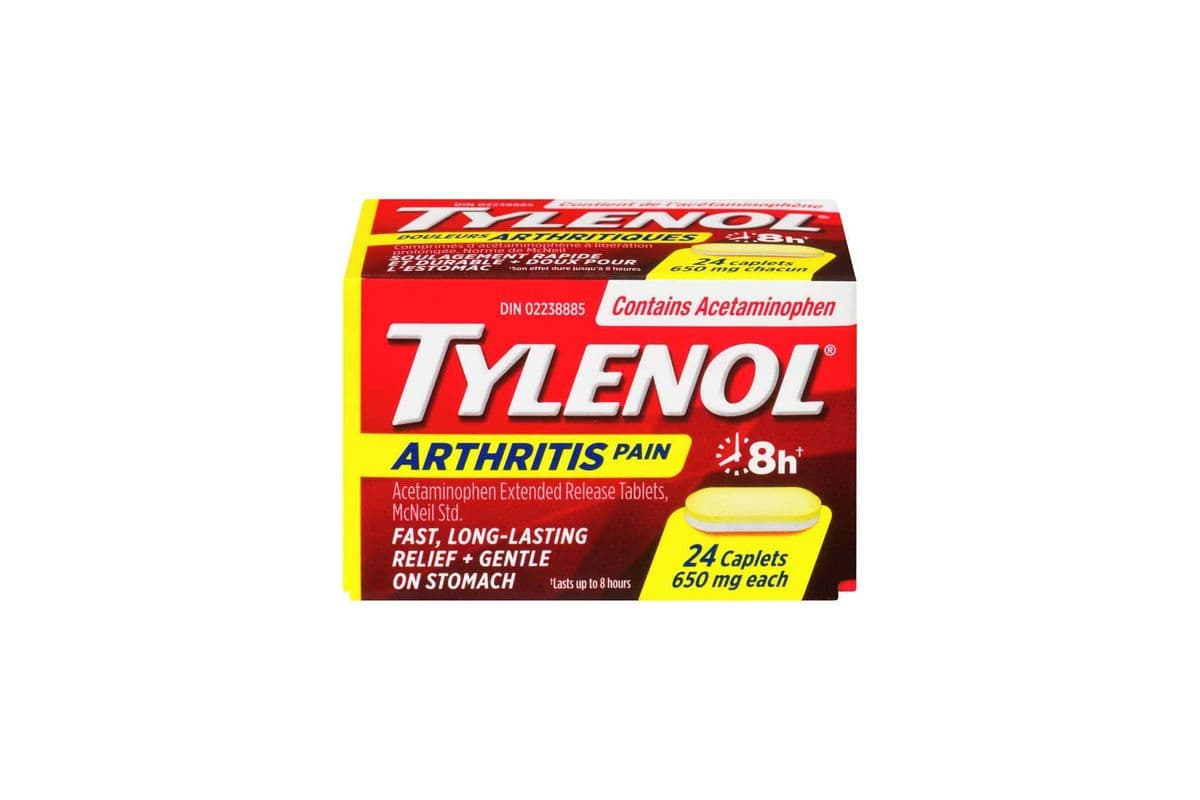 Tylenol Arthritis Pain 650mg 24 Caplets