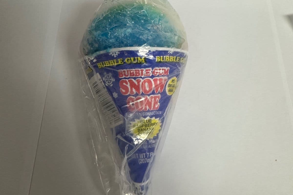Bubble Gum Snow Cone (207ml) (60 Cal)