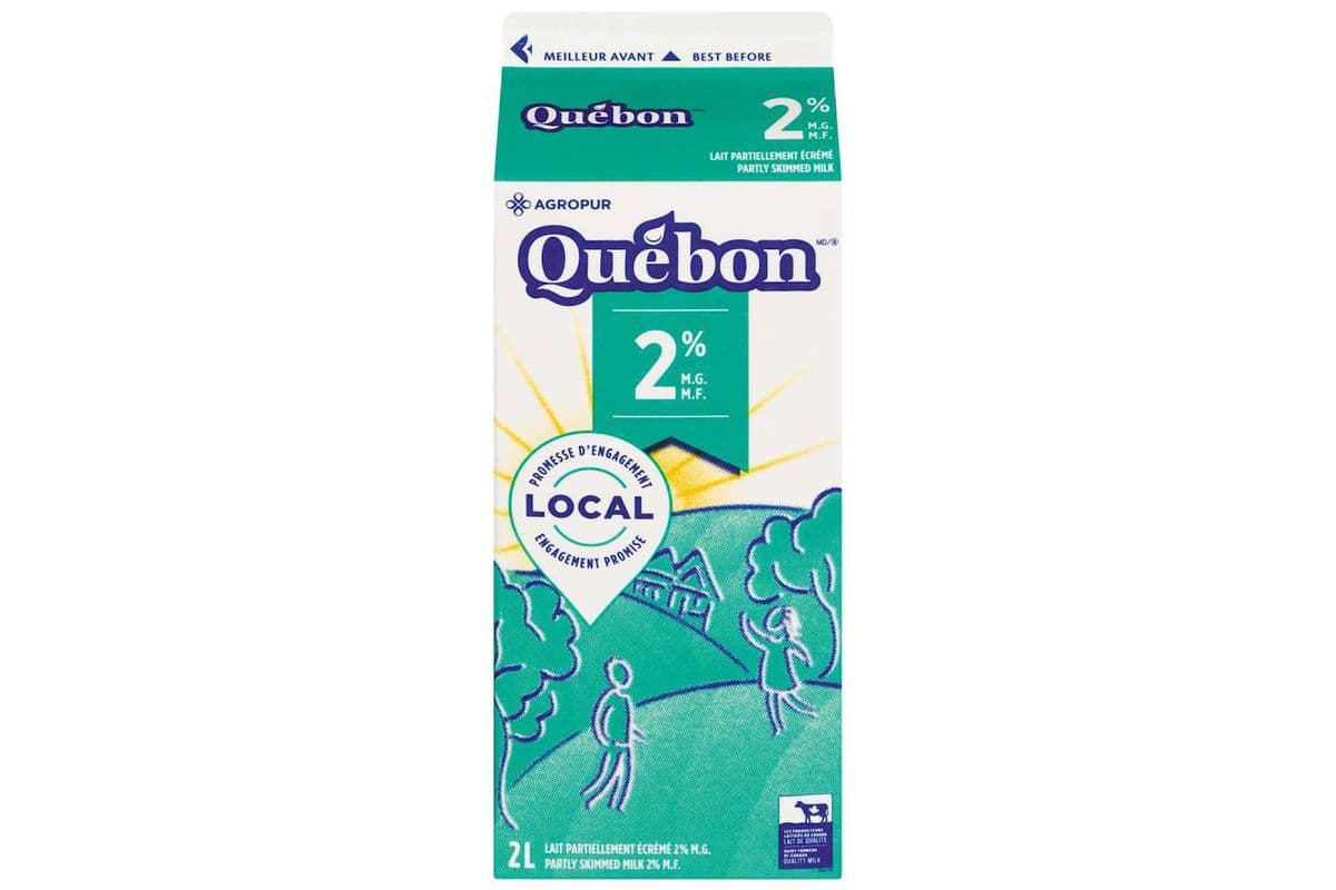 Québon - Lait / Milk 2 % (2 L)