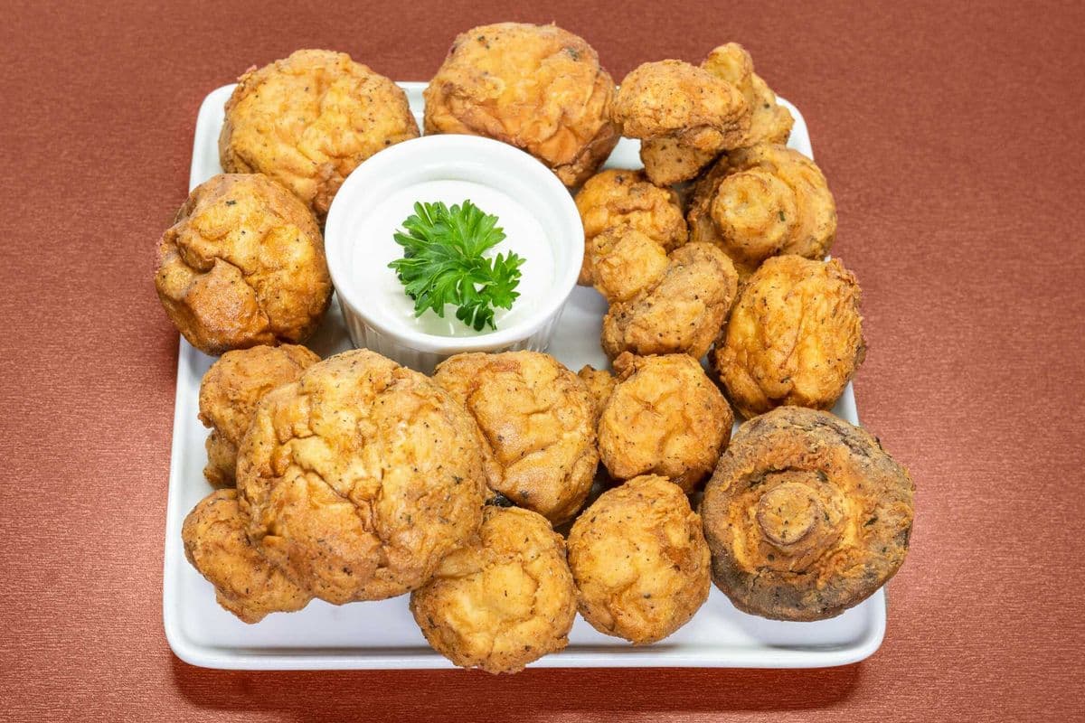 Deep fried mushrooms