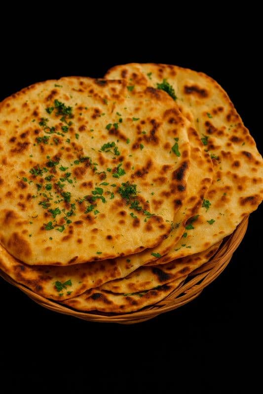Garlic naan / Naan à l’Ail