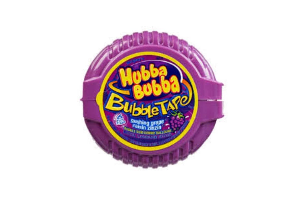 Hubba Bubba Bubble Tape Gushing Grape (56g)