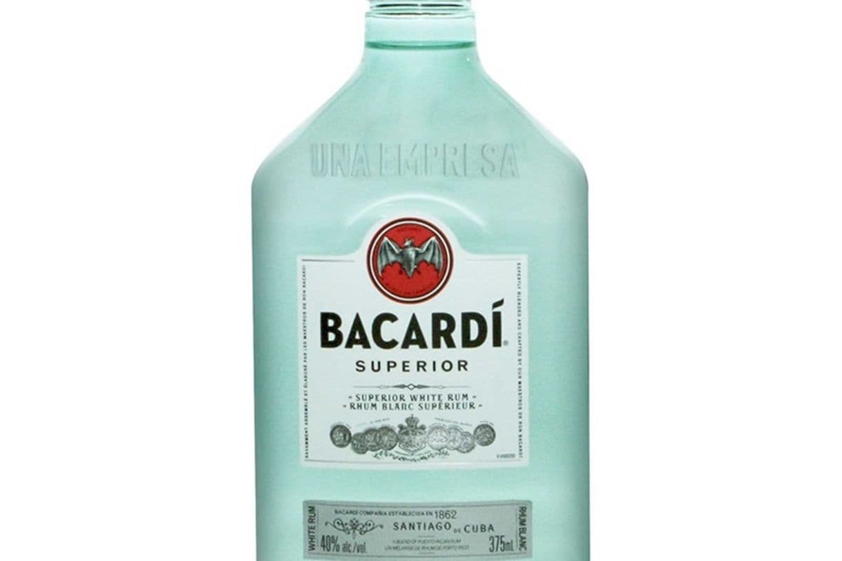 Bacardi Superior White Rum 375 ml (1 x 375 ml)