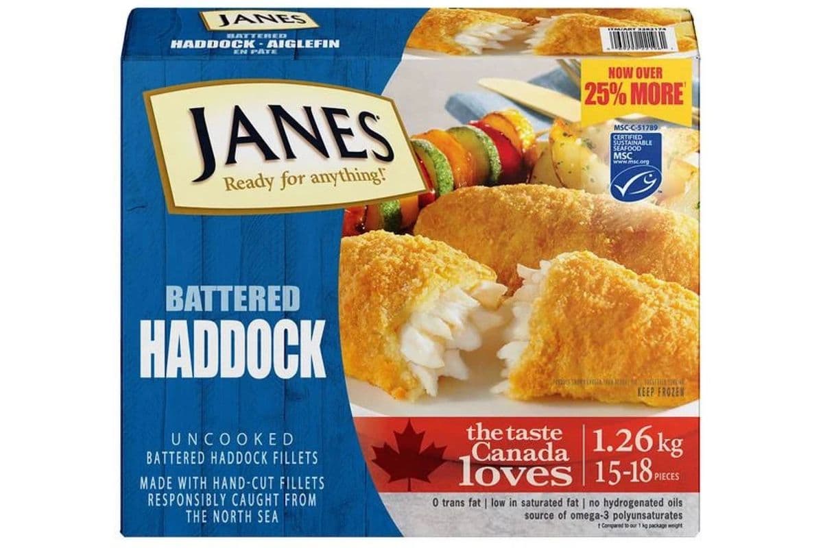 Janes - Aiglefin en pâte / Battered Haddock (1.26 kg)