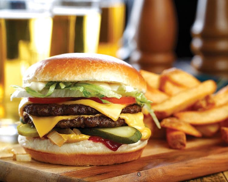 TU Signature Double-Smashed Cheeseburger