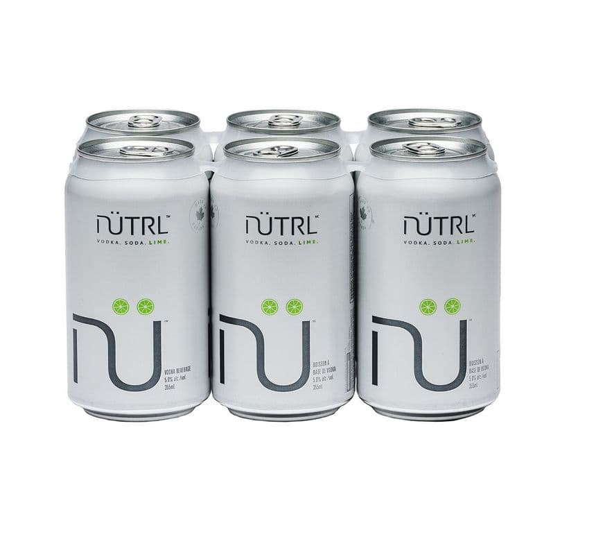 Nutrl Vodka Soda Lime (6 Cans) (6 x 355mL)