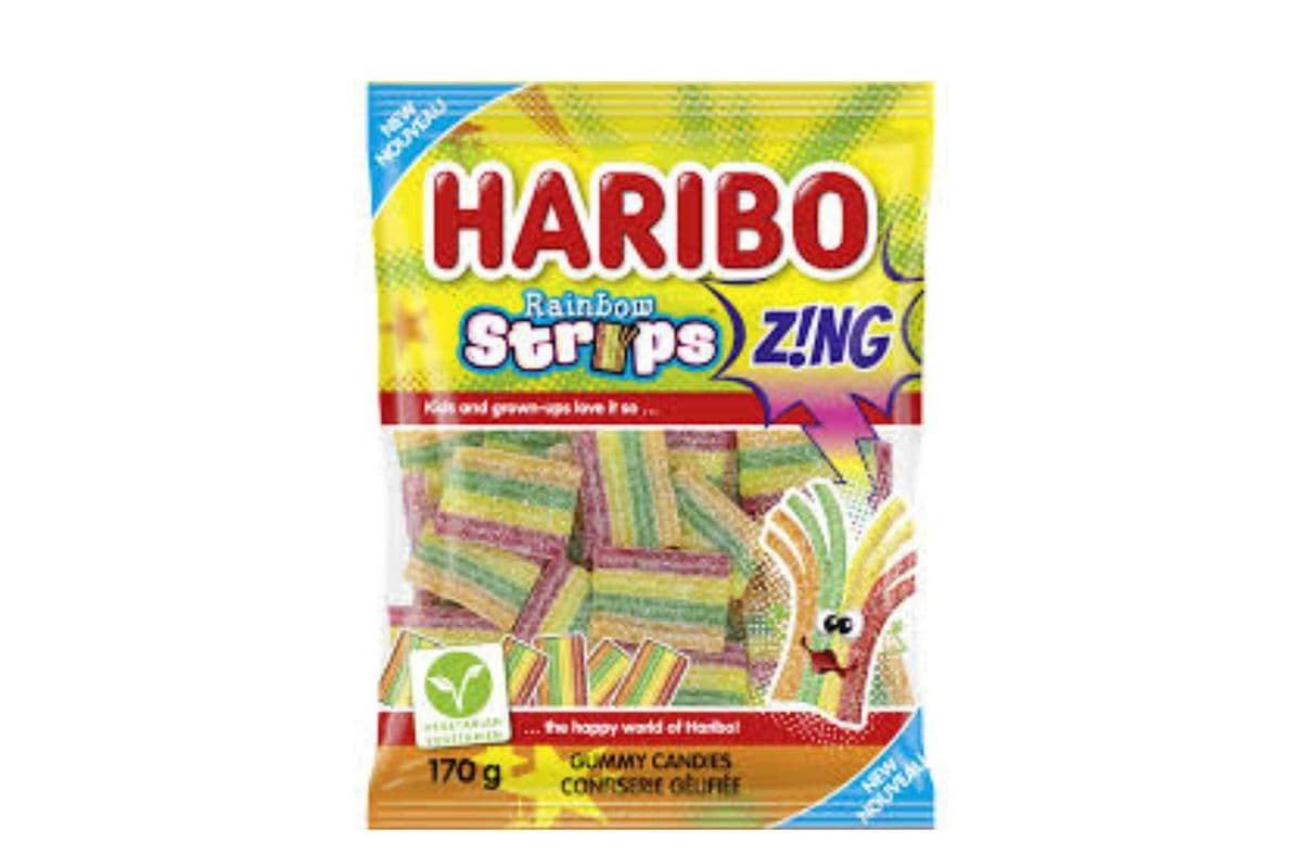 Haribo Rainbow Strips (130g)