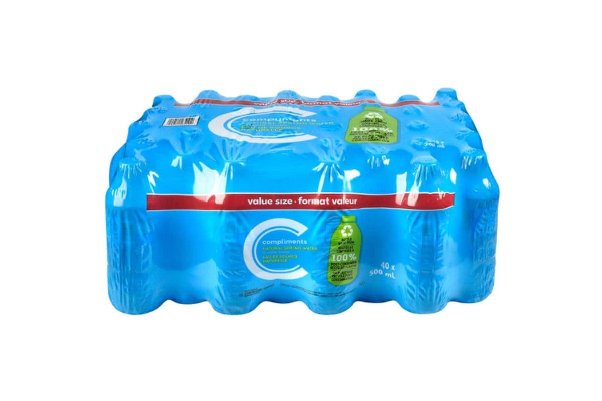 Compliments Spring Water 40 X 500ML