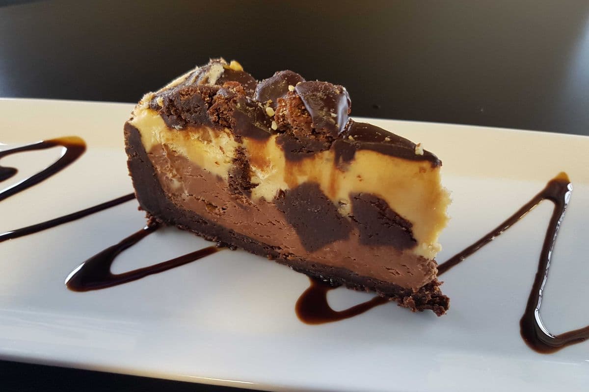 Peanut Butter Fudge Brownie Cheesecake