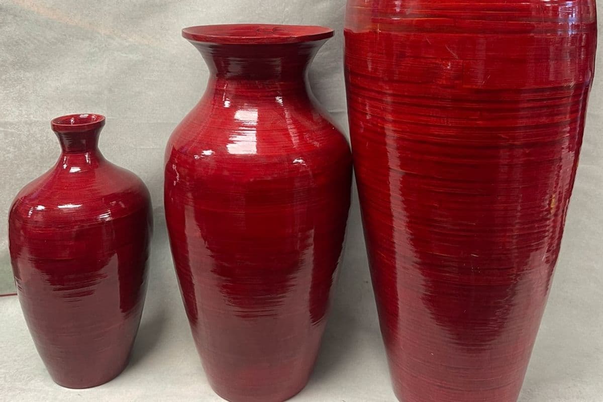 Ruby Receptacle Vase
