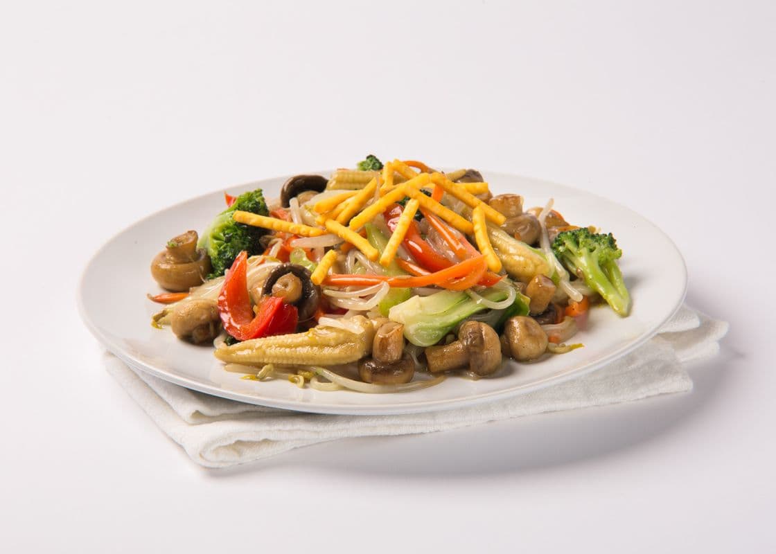28. Vegetable Mushroom Chow Mein (Bean Sprouts)