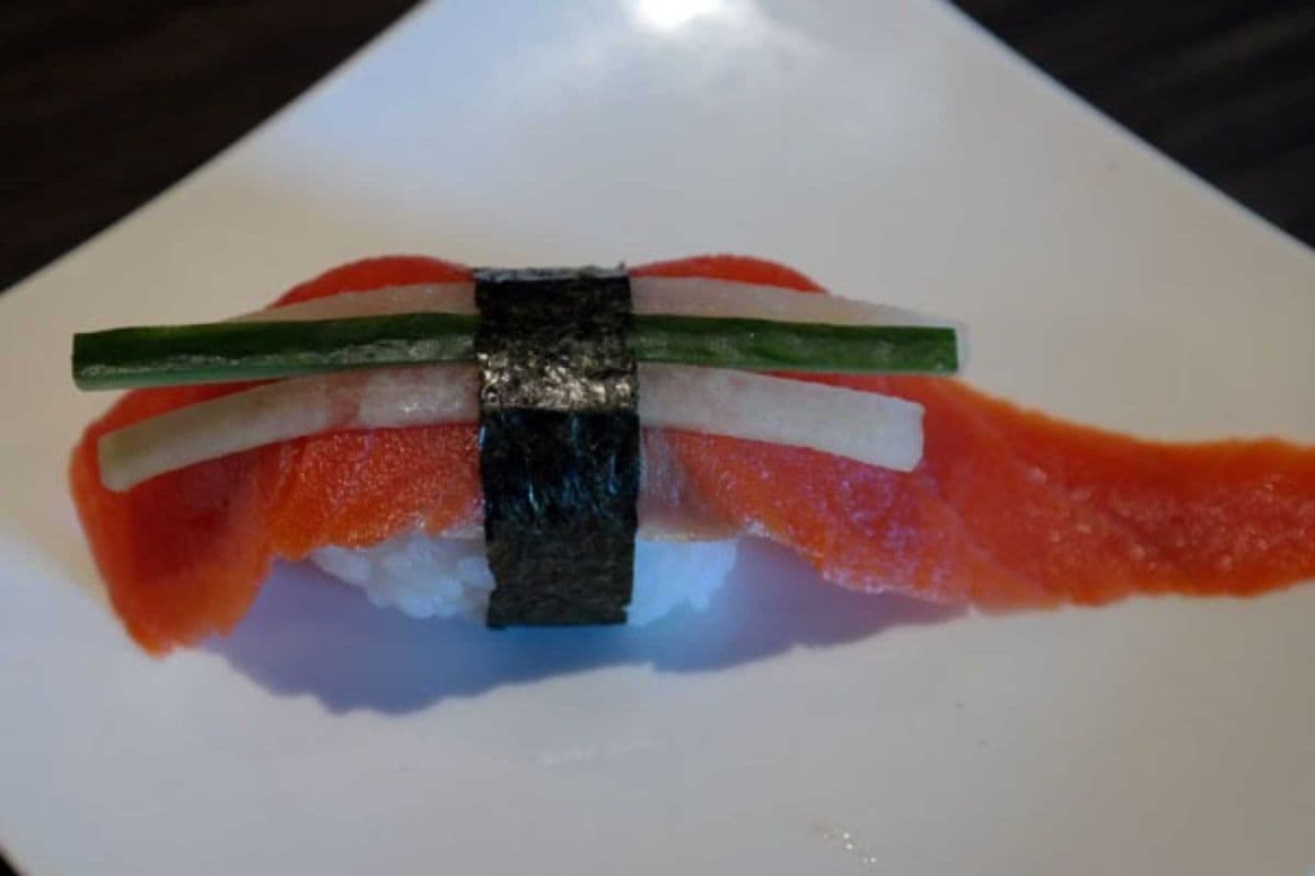 Smoked Salmon Nigiri Sushi