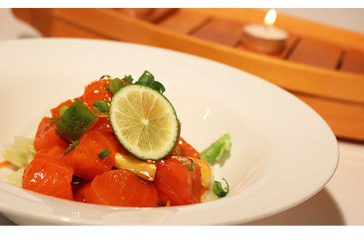 Spicy Salmon Sashimi