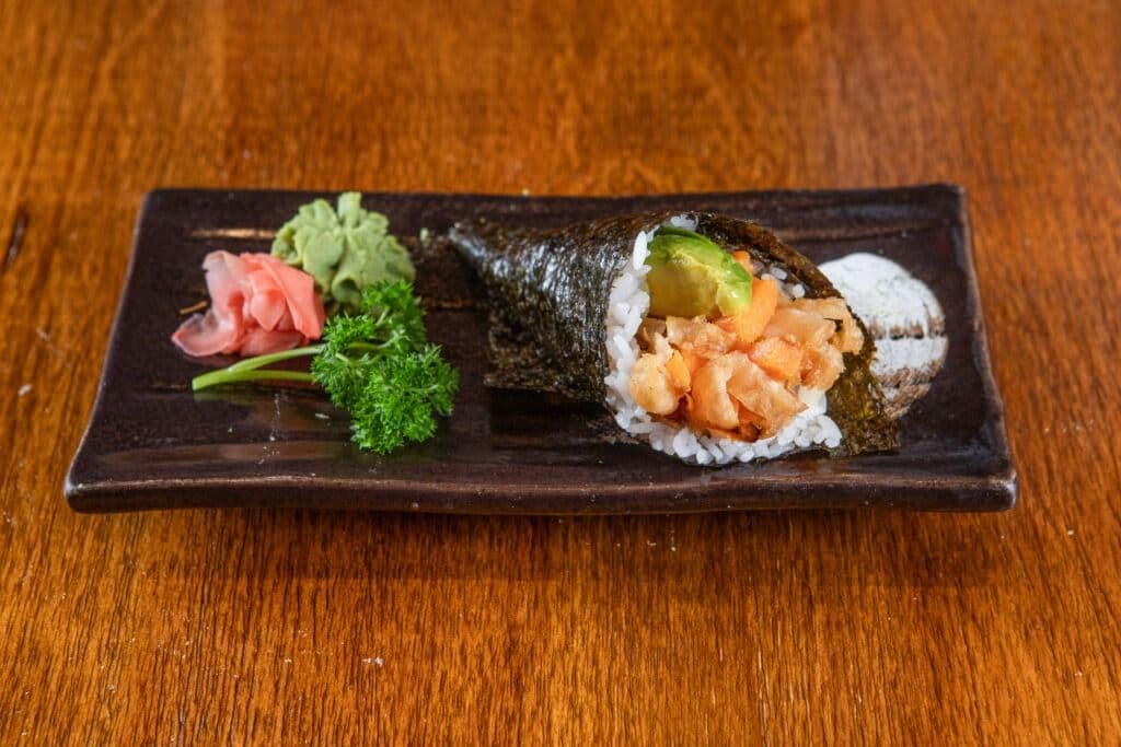 Yam Tempura Hand Roll (1 pc)