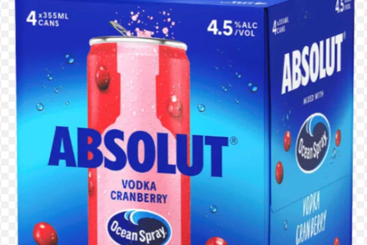 Absolut OS Cranberry (4 x 355ml)