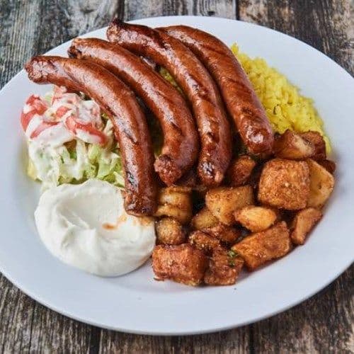 Assiette de merguez / Merguez Plate