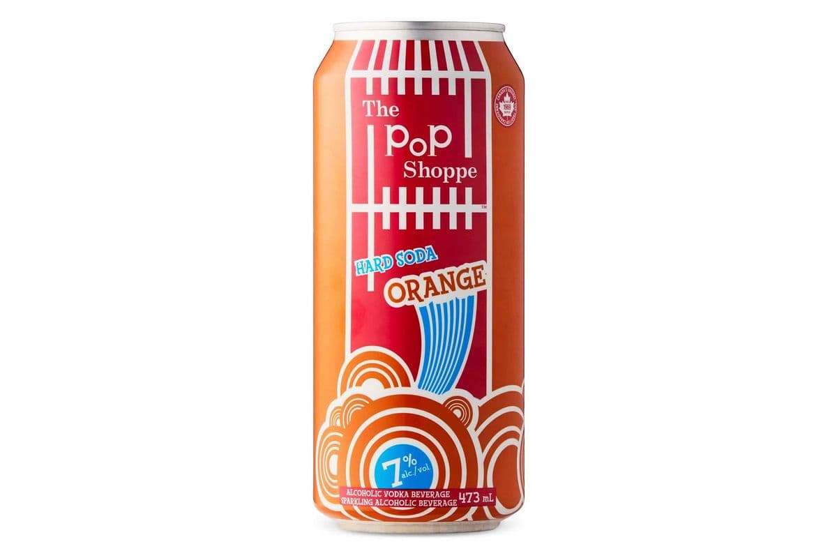 Pop Shoppe Orange Hard Drink 473ml (1 x 473ml)